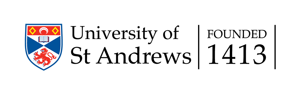 University of St Andrews logo with black text